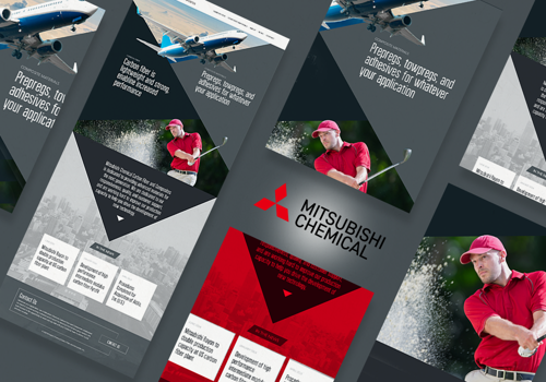 Web Design Package Example: Mitsubishi - Website