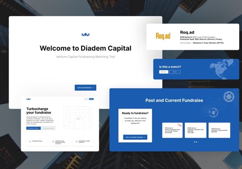 Web Development Package Example: No-Code VC Funds and Start-Up Matching Tool