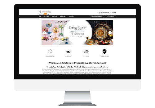 Search Engine Optimization Package Example: SEO, SMM, Web Design for Homewares Store