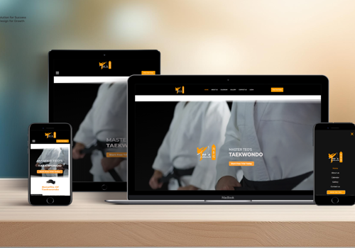 Web Design Package Example: Master Teo's Taekwondo - WordPress