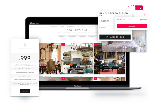 Custom Software Development Package Example: Perfect Room - Digital Marketplace With Luxury