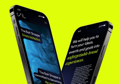 Branding Package Example: The Bait Shoppe Brand Identity & Web Design