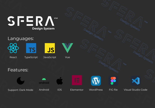 UX/UI Design Package Example: Ⓢ SFERA ™ 1.0 by Evghenii Conev