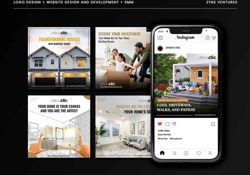 Branding Package Example: Urban Arc Properties - Social Media Marketing