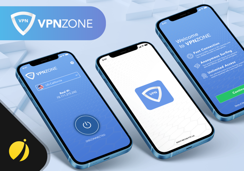 Mobile App Development Package Example: VPN Zone - iOS & Android apps