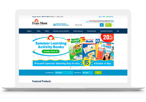 Custom Software Development Package Example: TeacherFileBox - Evan-Moor’s Lesson Library