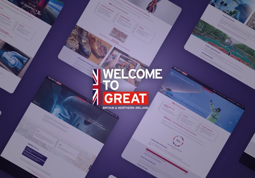 Web Design Package Example: Department For International Trade