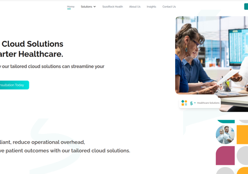 Web Design Package Example: Web Design & Development of Sozorock Health