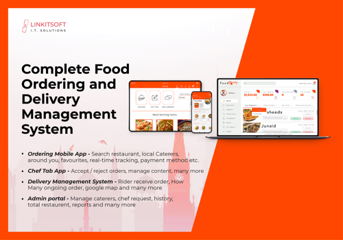 Custom Software Development Package Example: Complete Food ordering solution