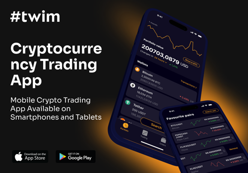 Mobile App Development Package Example: Twim Crypto Exchange App