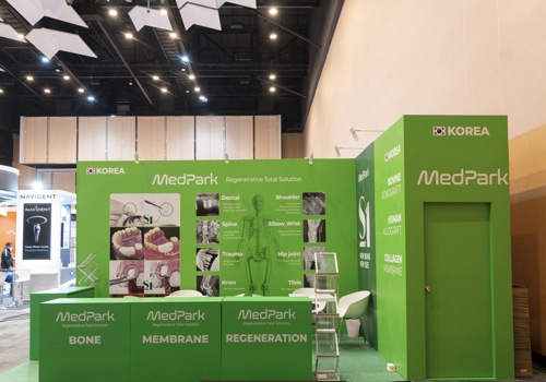 Advertising Package Example: Booth Design Booth Build for MedPark At BIS 2022
