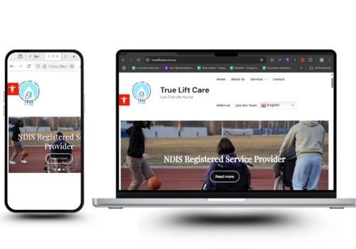 Web Design Package Example: Respondsive Website Design for True Lift Care