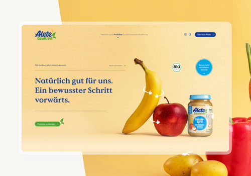 Web Design Package Example: Alete bewusst