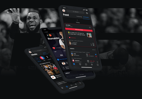 UX/UI Design Package Example: Rewind - Guide to the world of sports