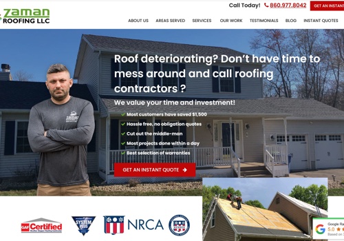 Search Engine Optimization Package Example: Roofer SEO in CT