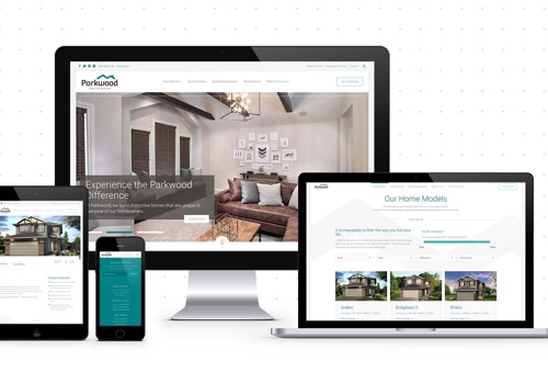 Web Design Package Example: Parkwood Master Builder