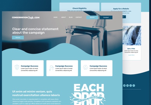 Web Development Package Example: Flawless Interface for ConservationPays