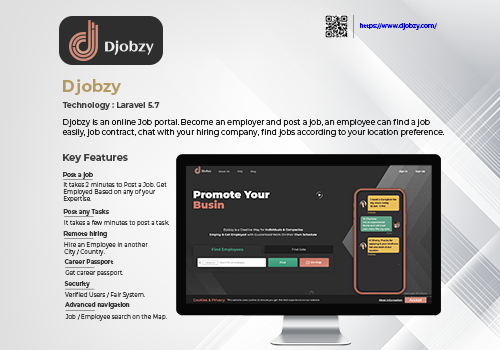 Web Development Package Example: Djobzy