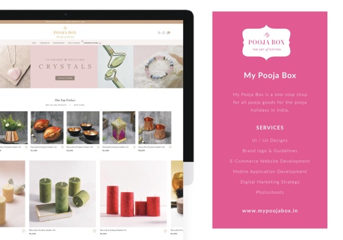 E-Commerce Development Package Example: My Pooja Box