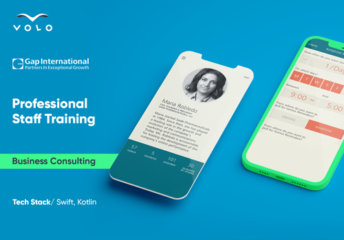 Mobile App Development Package Example: Professional Staff Training Mobile App