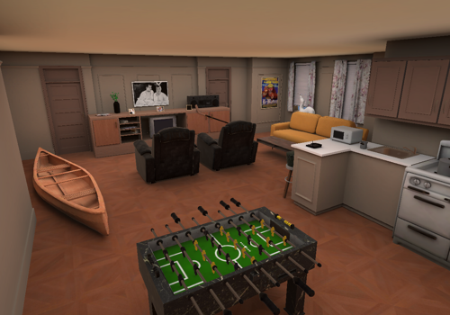 AR/VR Development Package Example: FRIENDS Simulation