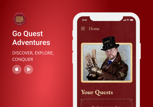 UX/UI Design Package Example: Go Quest Adventure App