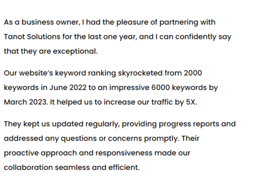 Search Engine Optimization Package Example: Link Building for Gaming company