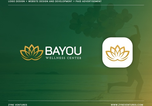 Branding Package Example: Bayou Wellness Center - Logo Design