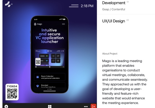 UX/UI Design Package Example: UI/UX Design & Development | Mago