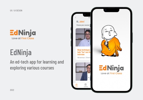 Mobile App Development Package Example: EdNinja: An EdTech application for discovering and