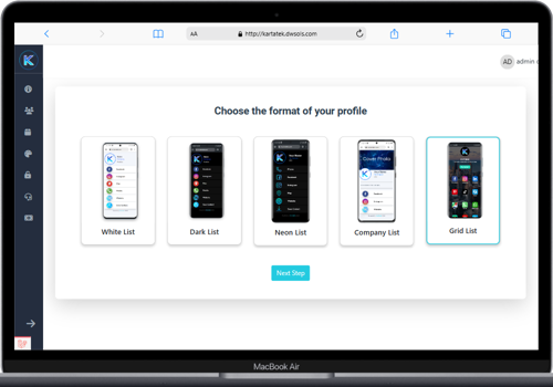 Web Development Package Example: Kartatek Web App