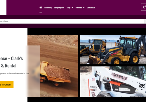 Web Design Package Example: Kauffman Sales And Rentals Business Website