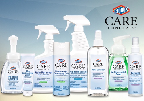 Branding Package Example: CareConcepts - product line naming for Clorox