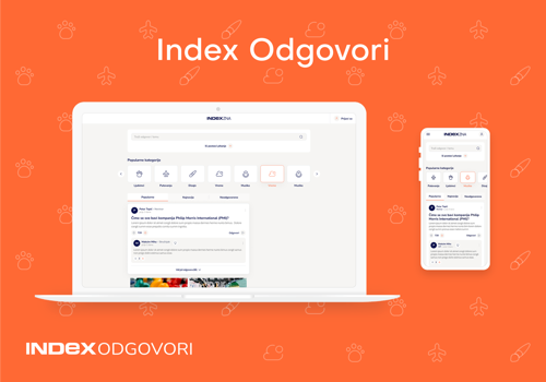 UX/UI Design Package Example: Index Odgovori