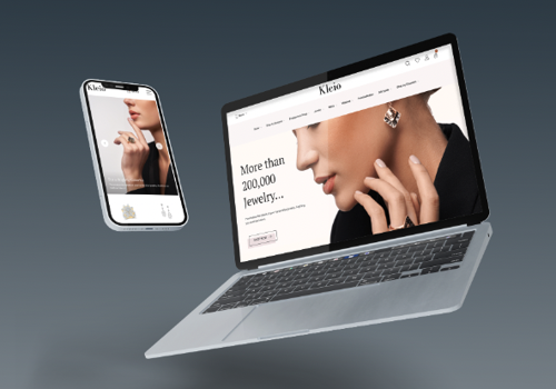 Web Design Package Example: Kleio Jewelers / Concept Web Design