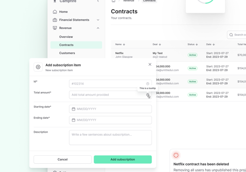 UX/UI Design Package Example: Campfire Web App UI/UX