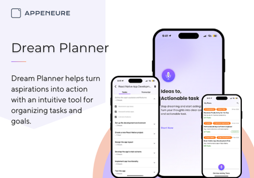 Mobile & App Marketing Package Example: Dream Planner - AI-Powered Goal Planning