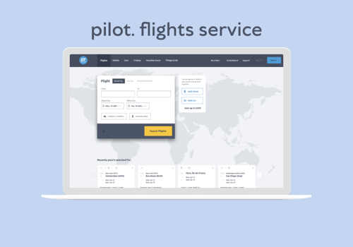 UX/UI Design Package Example: Pilot USA