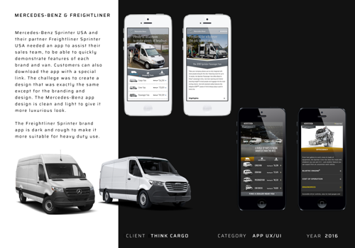Branding Package Example: Mercedes-Benz & Freightliner