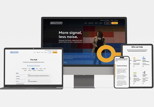 Digital Strategy Package Example: Results Map® Website Redesign