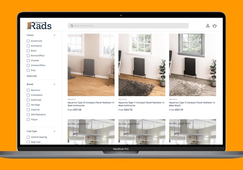 Web Development Package Example: New Shopify Site for a Leading UK Bathroom Store