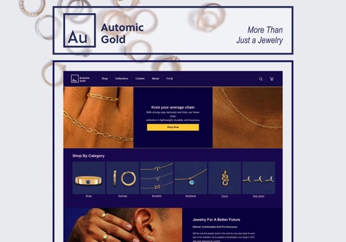 Web Development Package Example: Shopify Redesign and Enhancement for Automic Gold
