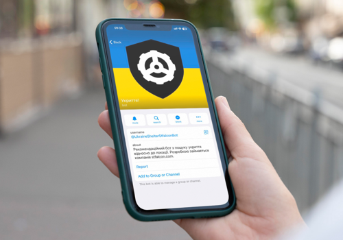 Mobile App Development Package Example: Telegram bot "Shelter!"