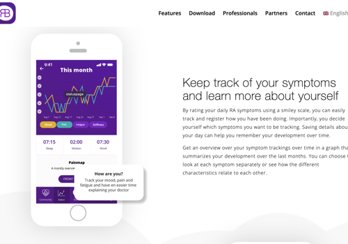 UX/UI Design Package Example: Get an understanding of your rheumatoid arthritis