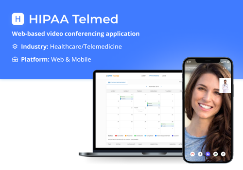 Web Development Package Example: HIPAA Compliant Telemedicine Platform
