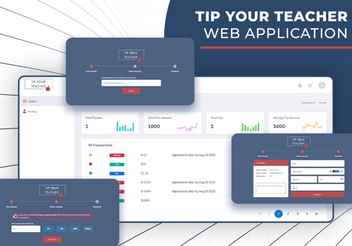 Custom Software Development Package Example: “Tip Your Teacher” Web Application