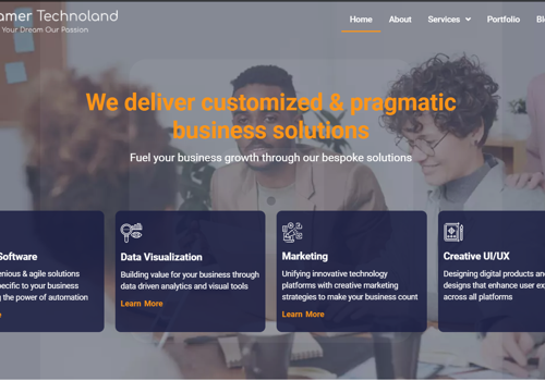 Web Development Package Example: Technology Company