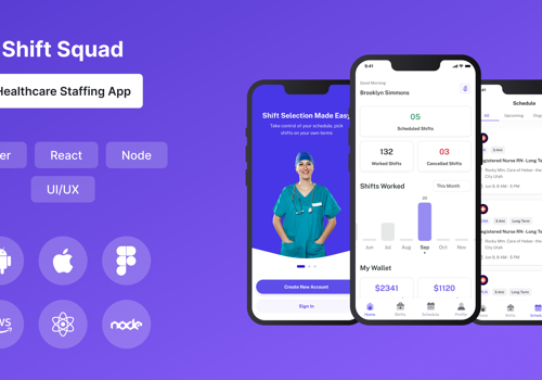 Custom Software Development Package Example: Healthcare Staffing App - Nurse Shift Scheduling