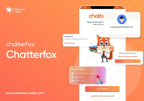 UX/UI Design Package Example: ChatterFox – Revolutionizing English Learning