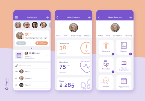 UX/UI Design Package Example: Jingalife